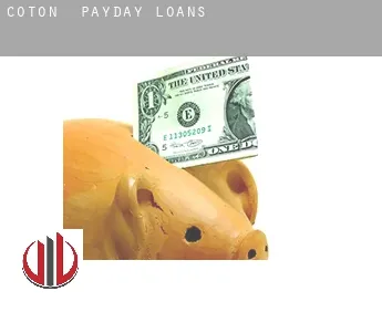 Coton  payday loans