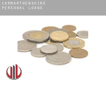 Of Carmarthenshire  personal loans