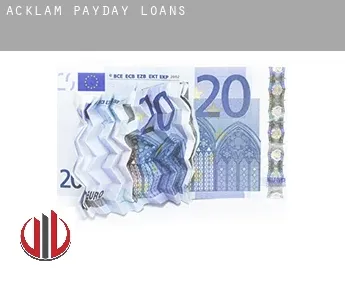 Acklam  payday loans