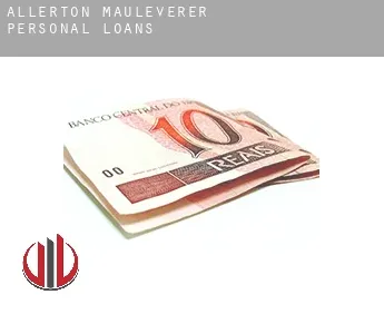 Allerton Mauleverer  personal loans