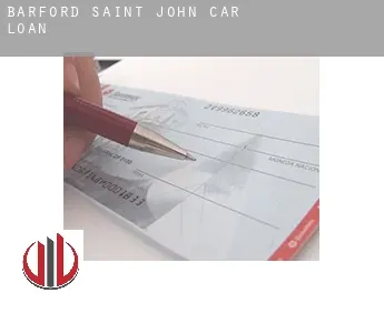 Barford Saint John  car loan